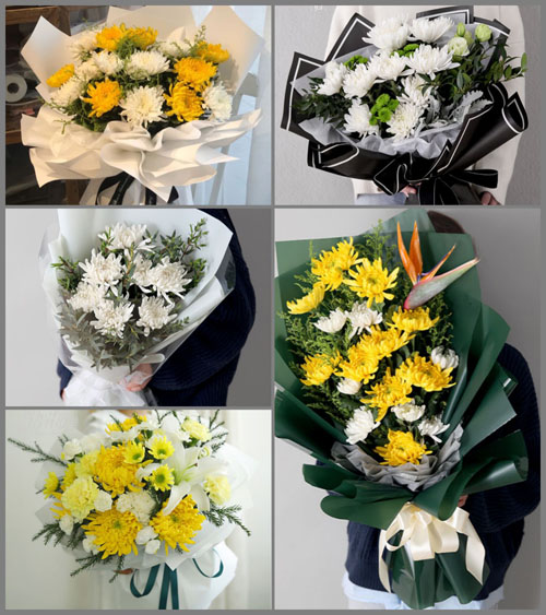 广东肇庆市德庆县新圩镇白事花束代送